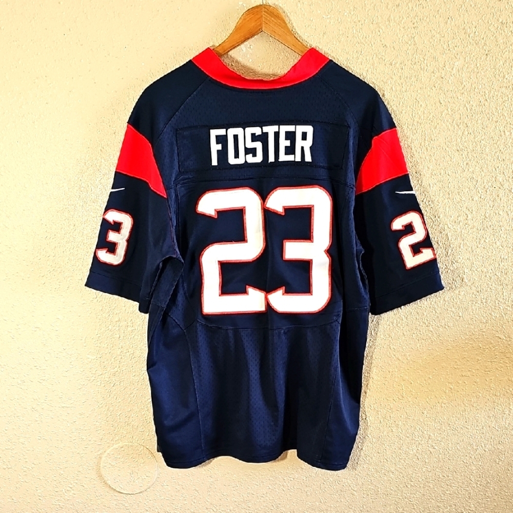 Nike Houston Texans Arian Foster Blue Jersey.